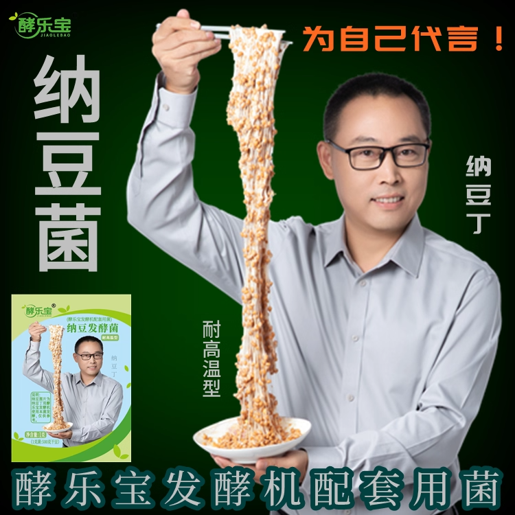 酵乐宝纳豆发酵菌发酵粉发酵剂耐高温型纳豆丁一对一实时指导