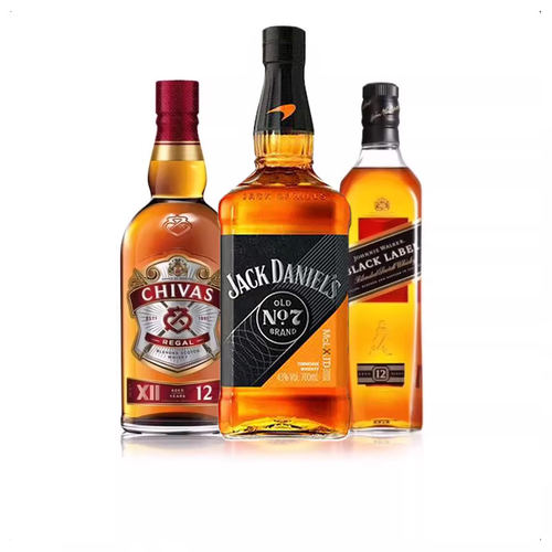 杰克丹尼威士忌尊尼获加黑方