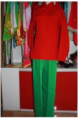现代歌剧喜儿演出服装 戏曲白毛女 服装 杨白劳演出服装