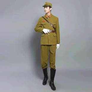 士兵套装军官大佐反派汉奸演出服王二小演出服装土匪演出服装