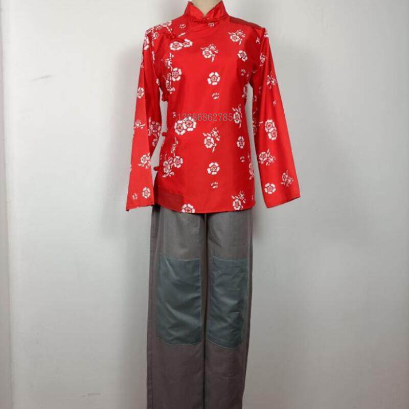 京剧样板戏红灯记李铁梅同款民族舞蹈演出服李奶奶李玉和原版服装