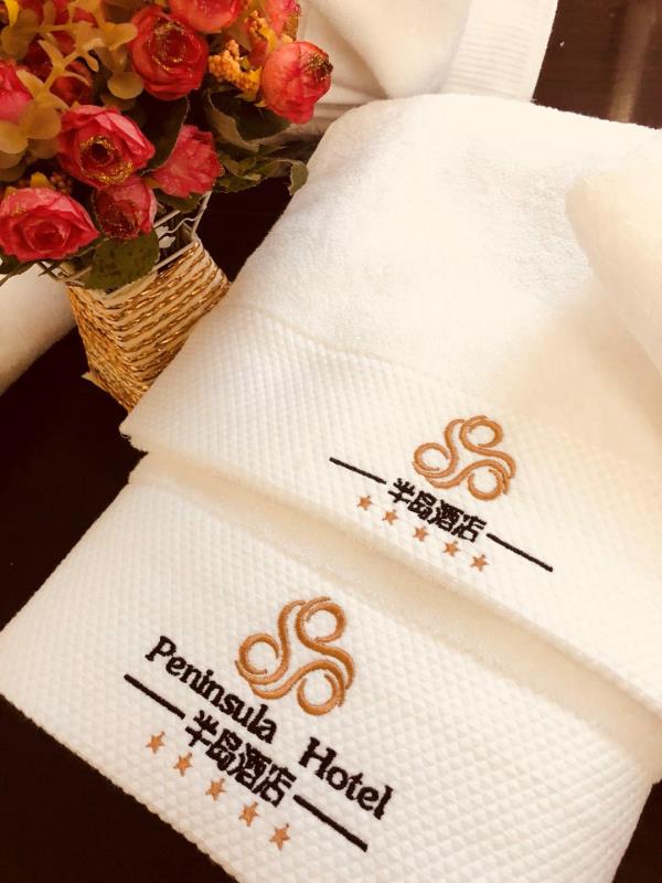 100条装 高档酒店宾馆白毛巾白浴巾订做LOUG礼品团购福利毛巾套巾