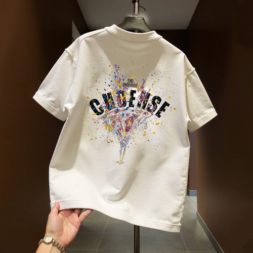 潮牌aeae加肥加大码短袖t恤男女款2026新款夏潮牌美式宽松上衣