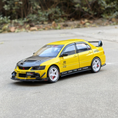 正版 合金汽车模型仿真赛车日系跑车声光玩具车 版 24三菱EVO9改装