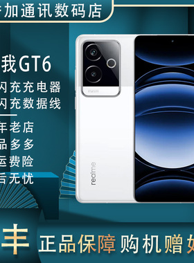 Realme/真我 GT6 骁龙8Gen3 旗舰电竞 直屏 全网通5G双卡