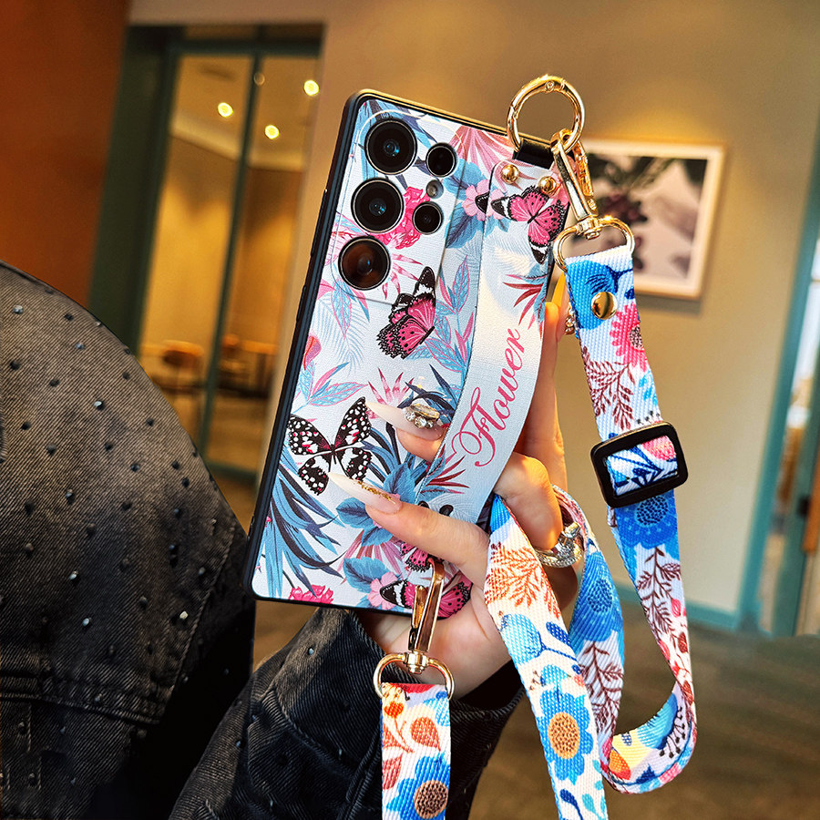 小米红米国风蝴蝶腕带全包壳