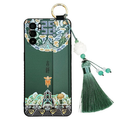 适用苹果13手机壳腕带硅胶