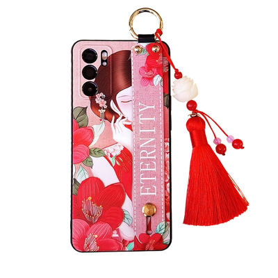 适用华为手机壳支架国潮风硅胶