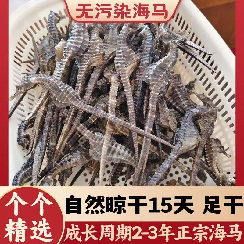 海马干货正品50克溯源大海马公母配对滋补煲汤泡酒料汤包海龙礼盒