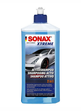 正品德国SONAX洗车液汽车清洗水蜡/中性二合一浓缩去污泡沫清洁剂