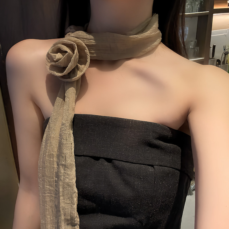 欧美风百搭丝巾辣妹细窄长条围巾女个性氛围感凹造型围脖飘带系带,服饰配件/皮带/帽子/围巾,围巾/丝巾/披肩,淘宝优惠券,粉丝福利购,淘宝优惠卷