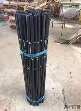 加高实木花架子三脚架开业花篮木质花盆支架黑色花店插大麦花