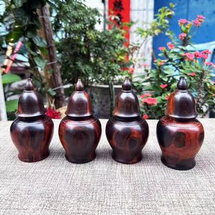 大红酸枝牙签筒交趾黄檀木雕牙签盒实木便携牙签罐红木收纳罐