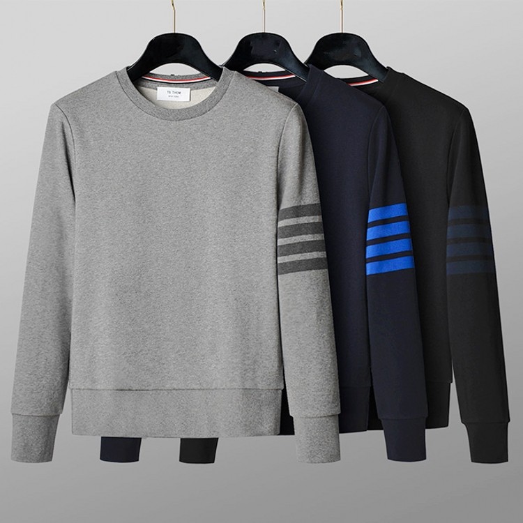 春秋季tb卫衣男女圆领套头衫纯棉休闲宽松运动服情侣装外套潮牌