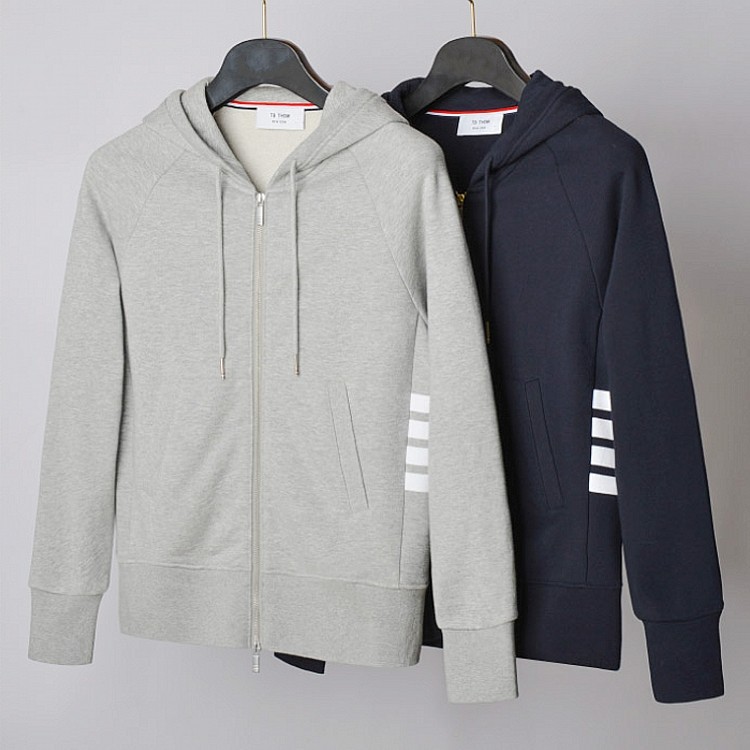 春秋tb卫衣男女拉链开衫连帽衫纯棉休闲潮流运动服情侣装外套潮牌
