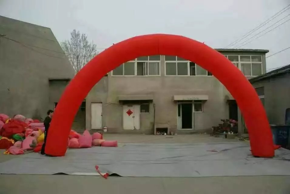厂家直销充气拱门全红拱门彩节拱门双龙拱门龙凤拱门婚庆门厅拱门