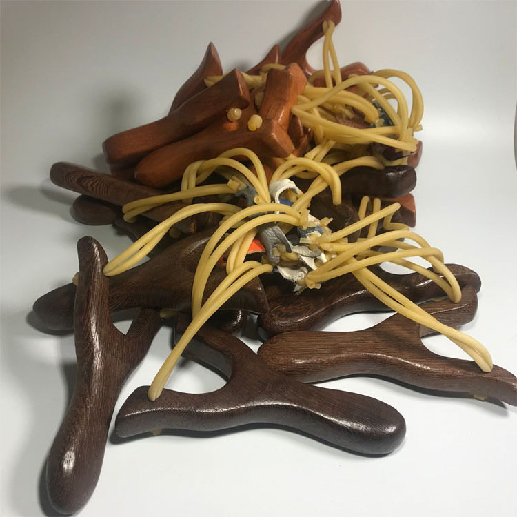 鸡翅木弹弓红木橡皮筋木质工艺品