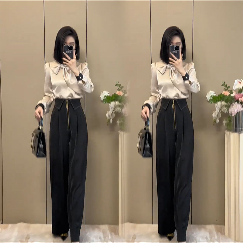 高级感时尚减龄两件套套装女