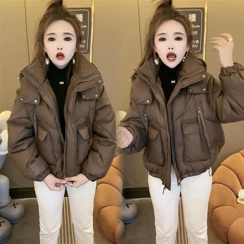 拉链2024冬季新款棉袄外套洋气