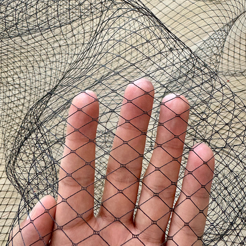 大眼菱形网眼纱网纱布料头纱礼帽