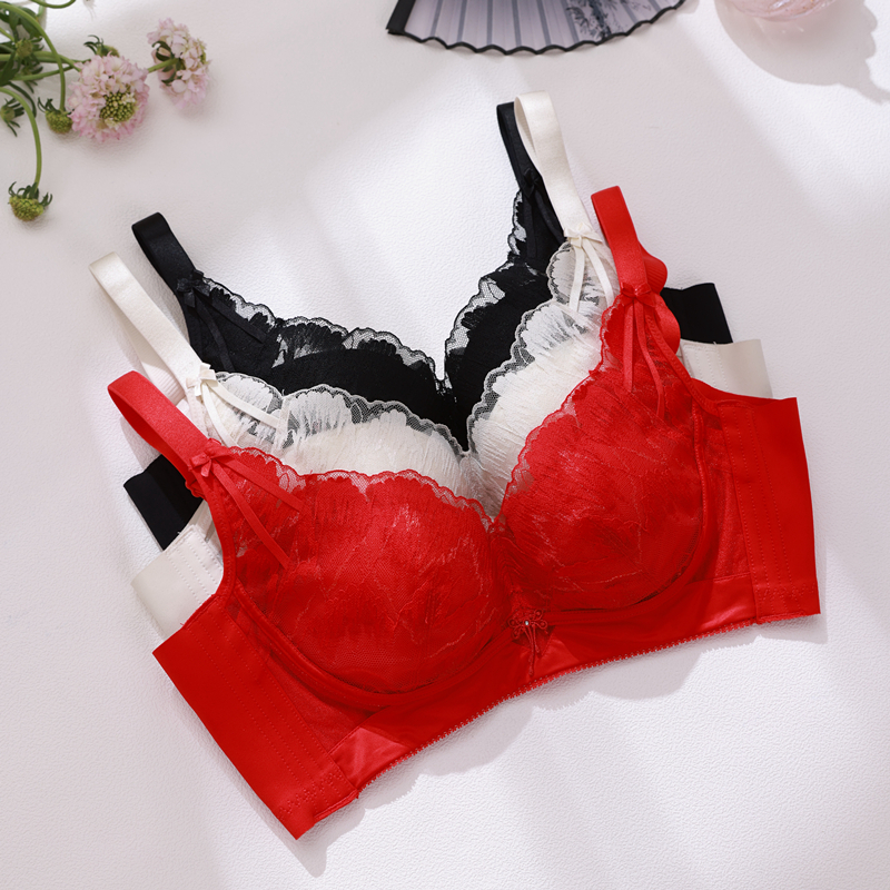 古拉苏文胸无钢圈聚拢内衣