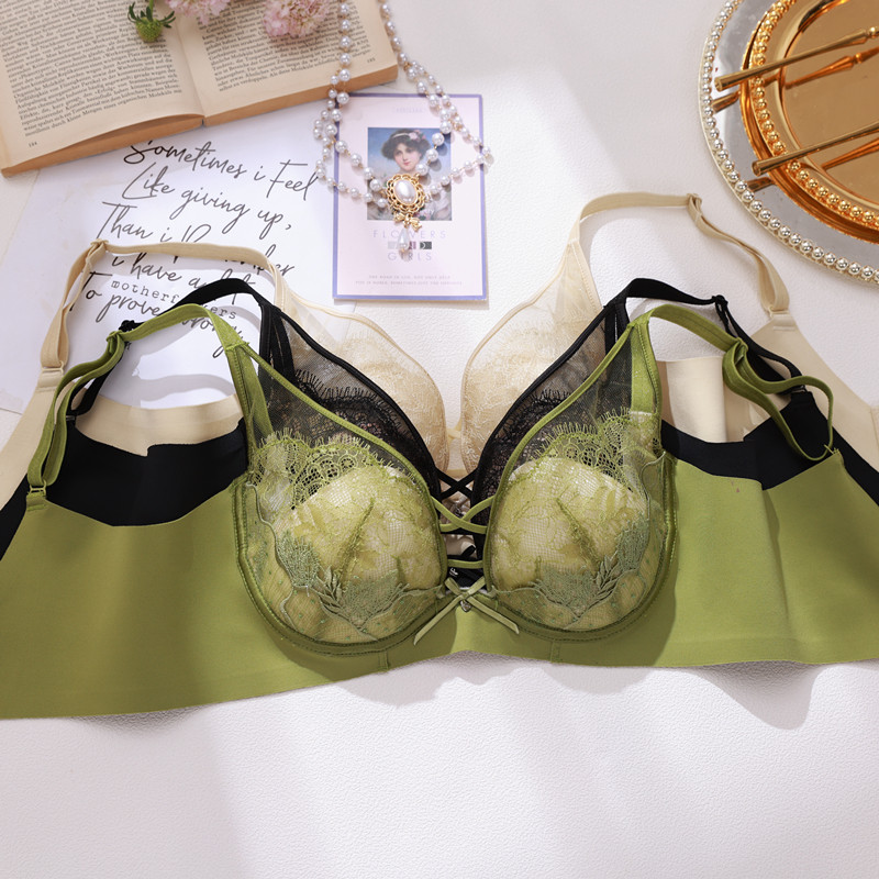 古拉苏文胸薄模杯软钢圈聚拢