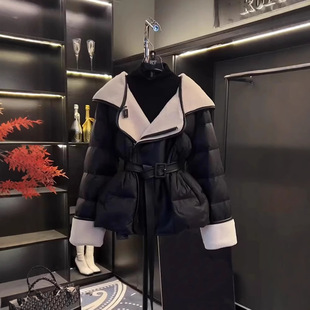 2025冬季新款高端时尚小香风收腰黑色短款棉服女高级感炸街外套