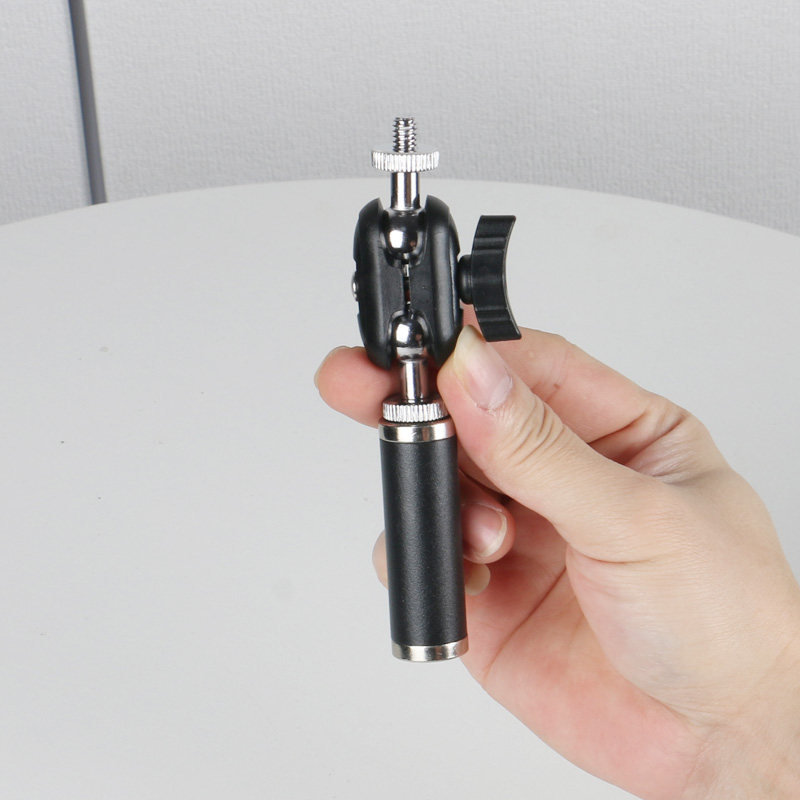 金属延长杆支架直播架1/4相机连接杆支架配件脚架加长杆手机支架