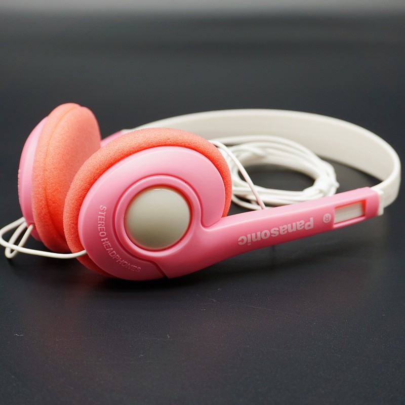 网红松下小头戴耳机 青春美少女版小头戴拍照配饰耳机