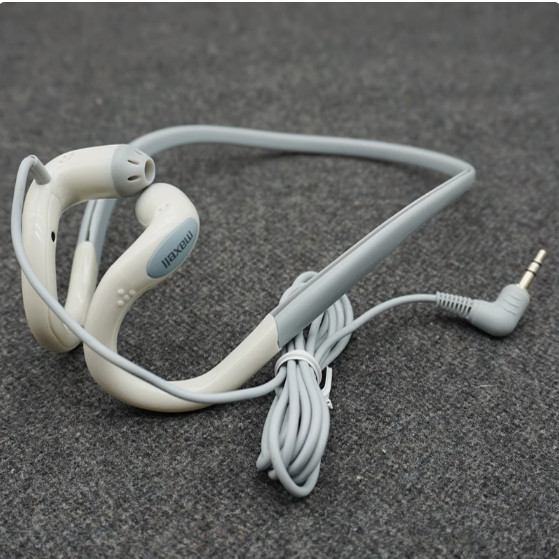 坏品日本品牌古董发烧后挂式耳机通用经典罕见运动脑后坏品