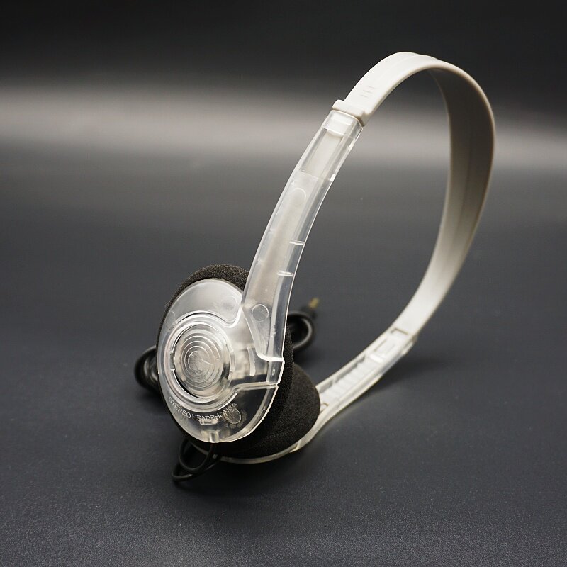 thumbnail for Standard-free transparent headset Japanese style photo artifact nostalgic small head-mounted wired headphones Xiaohongshu Panasonic same style