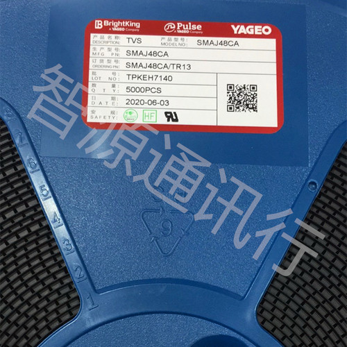 SMAJ36CA-AT 双向36V台湾君耀贴片TVS瞬态抑制二极管原装进口现货
