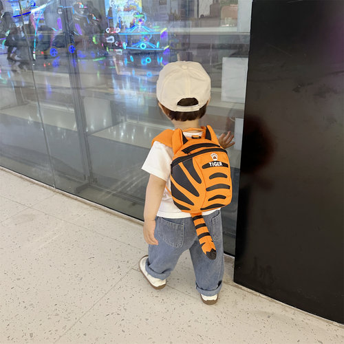 可爱老虎宝宝防走失小书包幼儿园