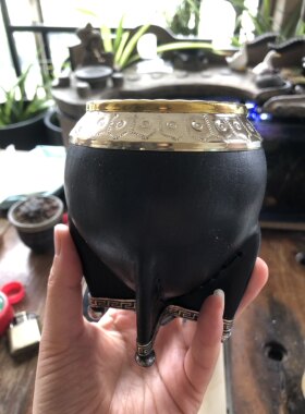 特价现货 阿根廷纯手工制作牛皮马黛茶杯 葫芦杯