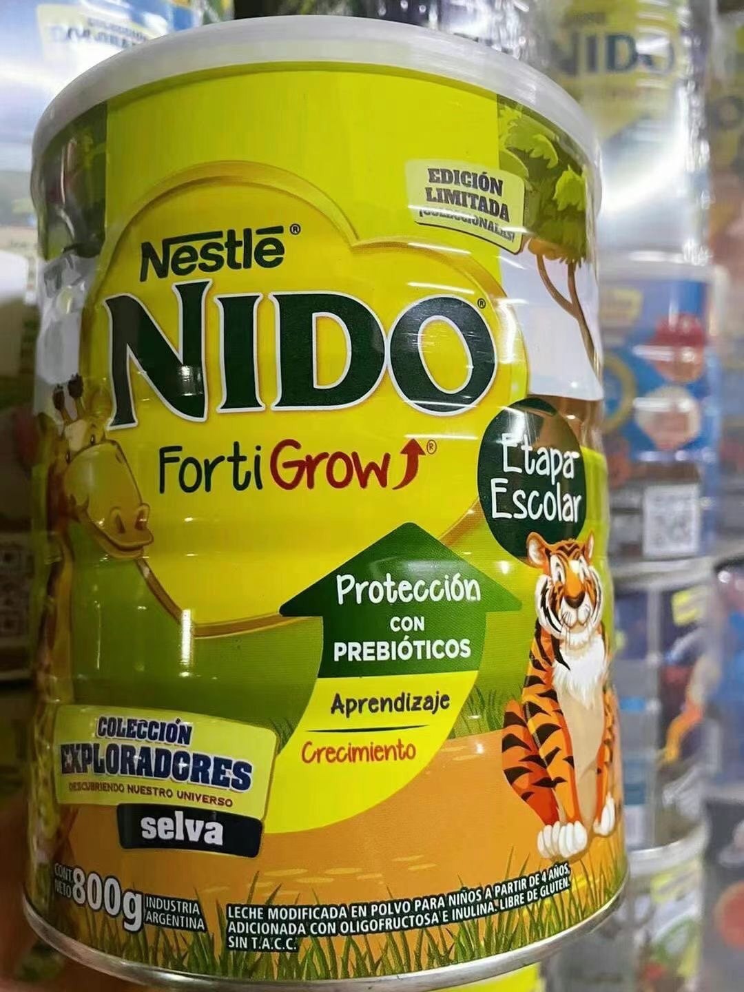 现货 新包装 阿根廷nido儿童成长奶粉 800g