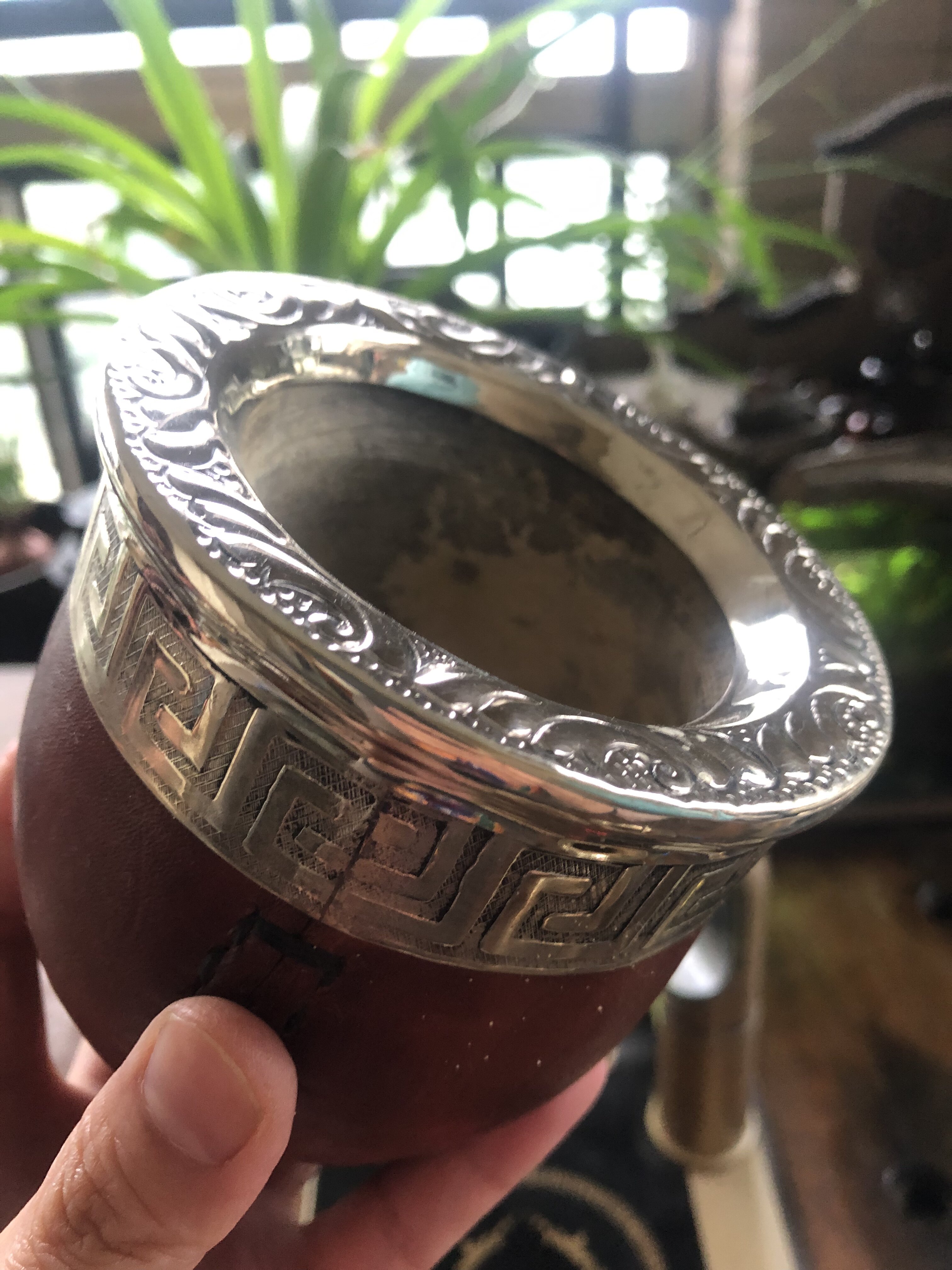 特价现货 阿根廷纯手工牛皮马黛茶杯 葫芦杯