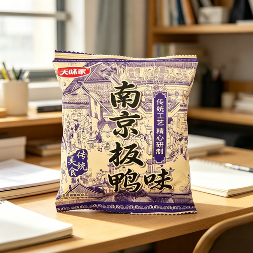 天味家南京板鸭味脆片膨化食品休闲小零食办公室下午茶独立小包装