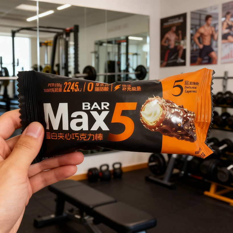 MaxBAR5 蛋白夹心巧克力棒 约20g/条