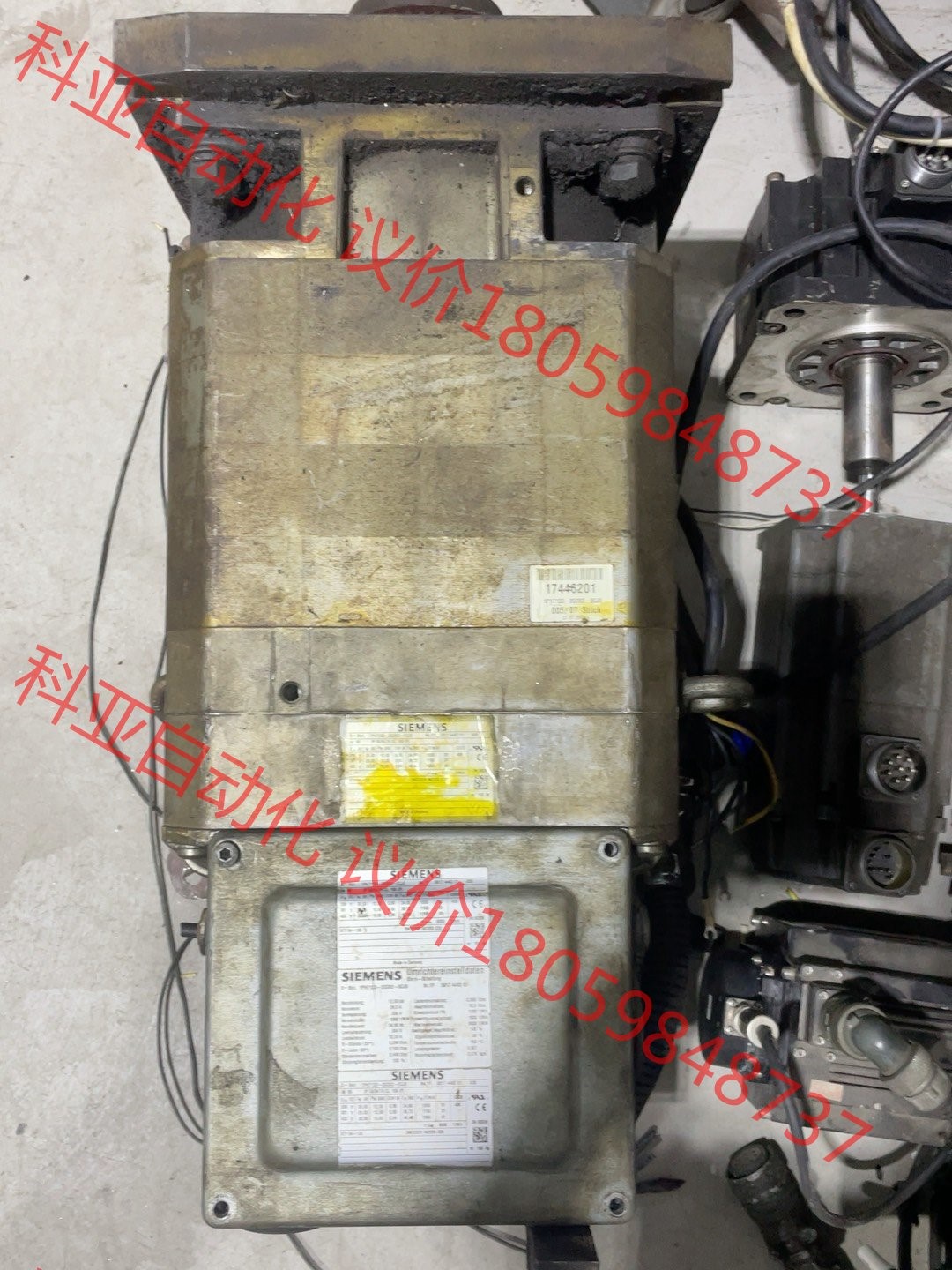 西门子主轴电机1PH7133-2QD02-0CJ0原装拆机成