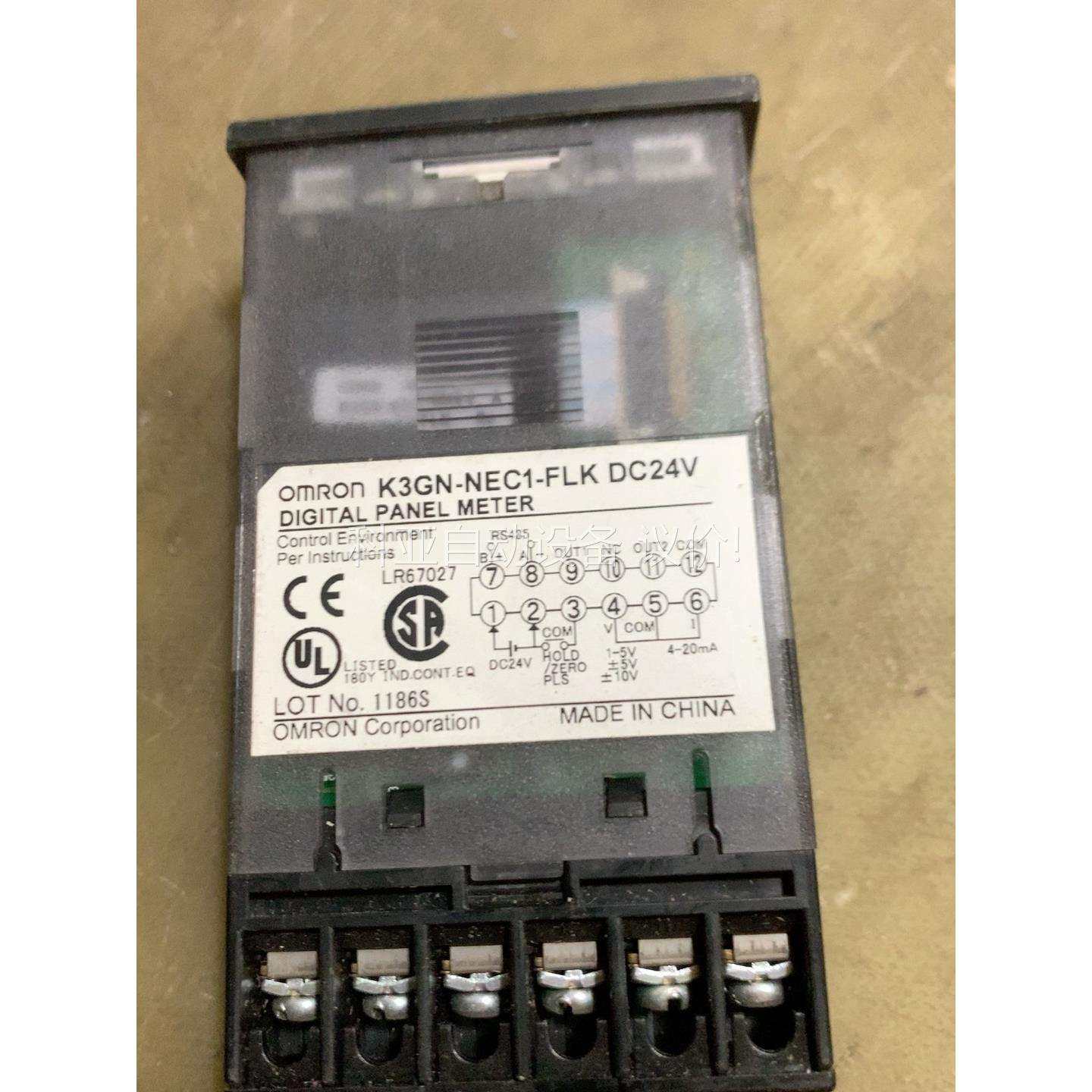 OMROn K3GN-NEC1-FLK数字面板温控表。DC（议价）