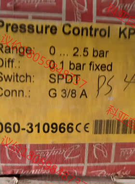 丹佛斯 压力传感器 kps31 060-310966 全新进