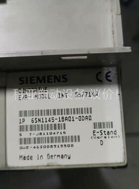 电源55/71KW：6SN1145-1BA01-0DA(议价)