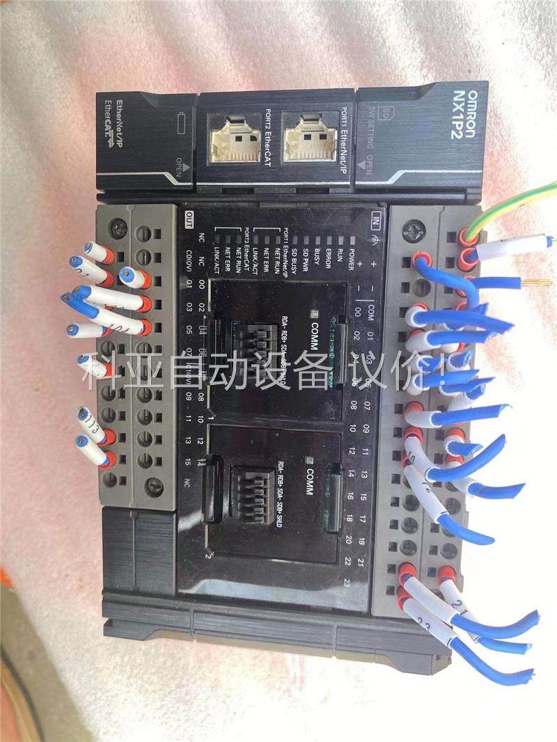 新款欧姆龙PLC，NX1P2-1040DT，功能完好包好，九(议价)