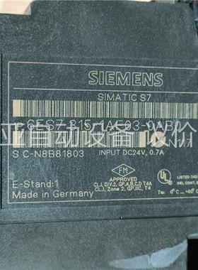 plc CPU315 6ES7315-1AF03-0A(议价)