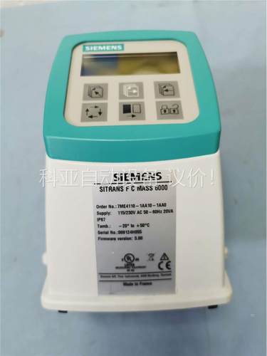 7ME4110-1AA10-1AA0，质量流量计变送器(议价)