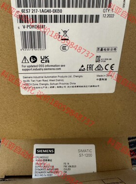 6ES72171AG400XB0原装保内现货，不议价，需要直