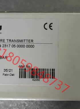 trafag 8298.74.2317 压力传感器 全新原装
