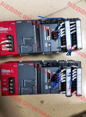 三菱PLC，型号主机：LO2SCPU-CM，带通讯LD77M