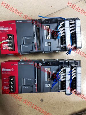 三菱PLC，型号主机：LO2SCPU-CM，带通讯LD77M
