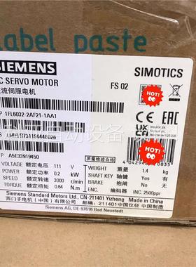 AC SERV0 M0T0R 1FL6032-2AF21(议价)